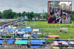 নগরীর ব্যস্ত সড়কে হকারি নিষিদ্ধ: বিকল্প স্থান লালদিঘির পাড়