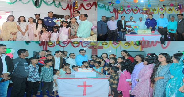জৈন্তাপুরে নানা আয়োজনে খ্রিস্টান ধর্মাবলম্বীদের বড়দিন উদযাপন
