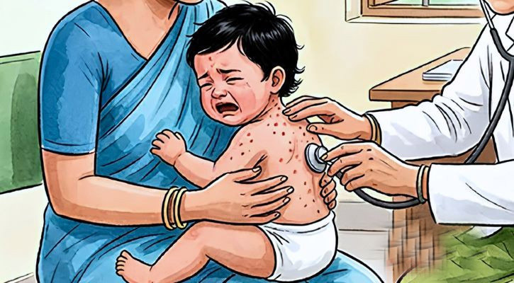 প্রতিরোধযোগ্য হামের ছোবলে শত শত শিশুর মৃত্যুর দায় কার?