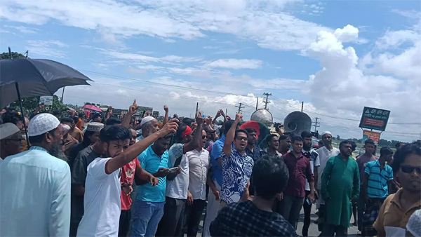 ঢাকা-সিলেট মহাসড়কে অবরোধ