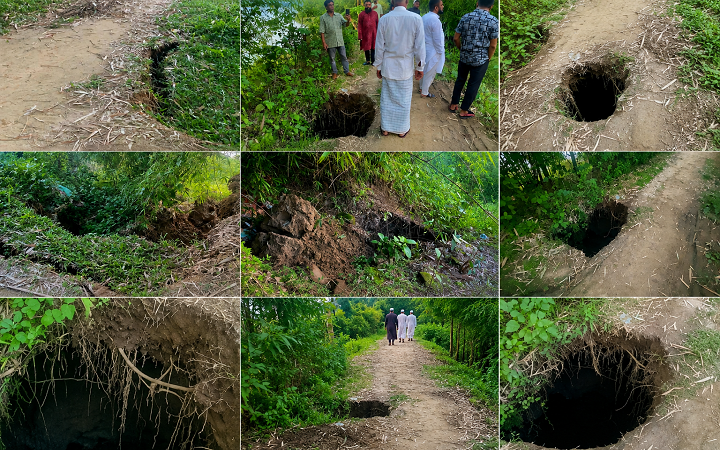 গোলাপগঞ্জে হুমকির মুখে বিস্তীর্ণ এলাকা