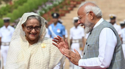 কড়া নিরাপত্তায় বিশেষ বাংলোতে আছেন হাসিনা