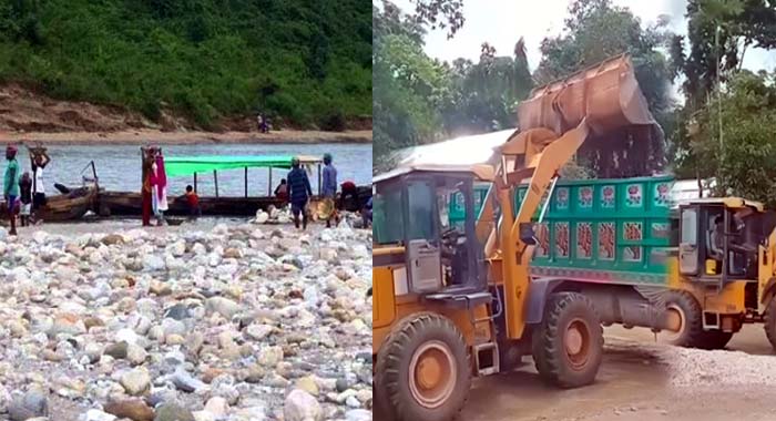 দায়মুক্তি পেতে লুন্ঠিত ২ লাখ ঘনফুট পাথর স্বেচ্ছায় নিজ খরচে ফেরত