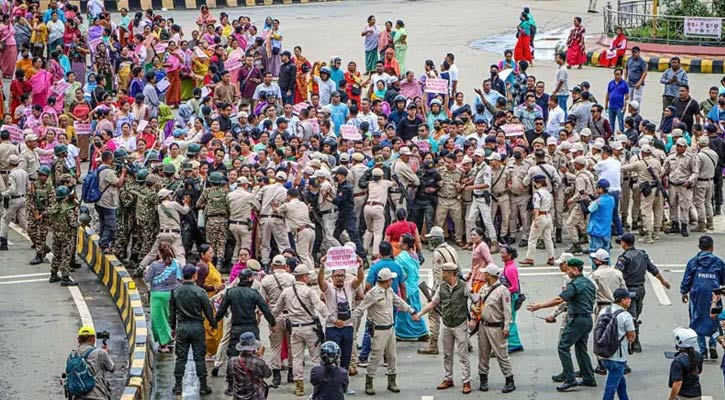 আবার অশান্ত ভারতের মণিপুর