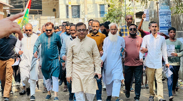 সিলেট-১ আসনে ধানের শীষের পক্ষে গণজোয়ার