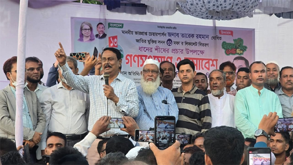 ধানের শীষকে বিজয়ী করলে ধর্ম-বর্ণ নির্বিশেষে সকলেই নিরাপদ-ভালো থাকবে : কলিম উদ্দিন