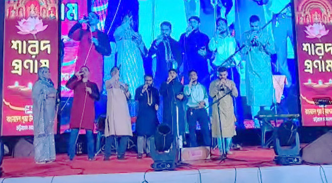 পূজামণ্ডপে গান বিতর্কের ঘটনায় আটক ১