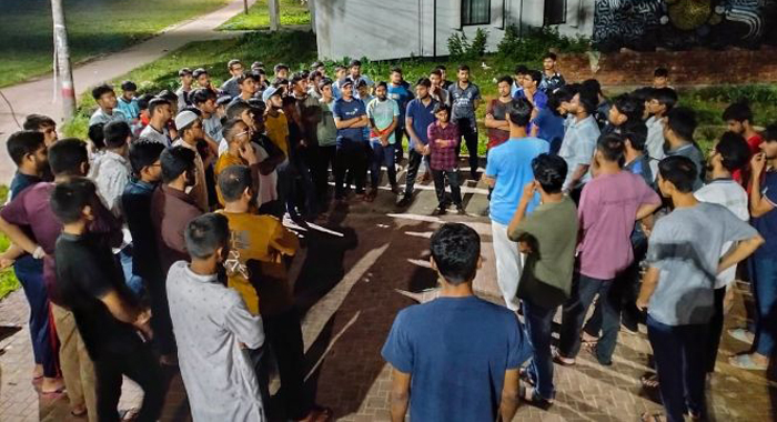 সিকৃবি ছাত্রদলের কমিটি ঘোষনা, শিক্ষার্থীদের একটি অংশের বিক্ষোভ