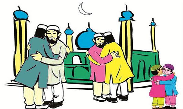 রজানের ঐ রোজার শেষে এলো খুশীর ঈদ
