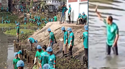 খোয়াই নদীর প্রাণ ফেরানোর উদ্যোগ নিলেন ব্যারিস্টার সুমন