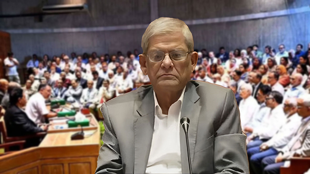 বিদায়ী বক্তব্যে কাঁদলেন মির্জা ফখরুল, চাইলেন দলীয় এমপিদের ভোট