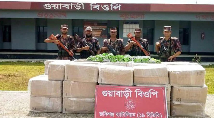 জৈন্তাপুর সীমান্তে বিপুল পরিমাণ ভারতীয় ওষুধ জব্দ