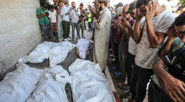 গাজায় ২৪ ঘণ্টায় আবা ৭১ ফিলিস্তিনি নিহত