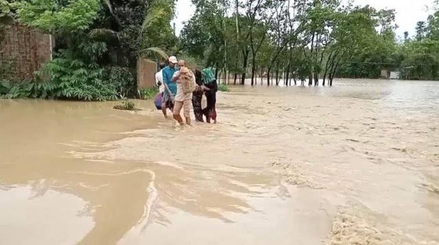 সিলেটের উত্তরপূর্বে বন্যা পরিস্থিতির উন্নতি, দক্ষিণাঞ্চলে অবনতি