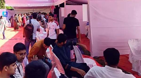 শাবি &lsquo;চক্ষু শিবির&rsquo; থেকে সেবা পেলেন ৬ শতাধিক শিক্ষার্থী