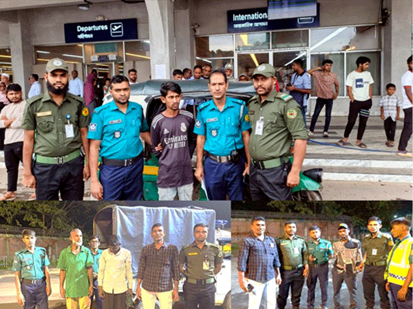 ওসমানী বিমানবন্দরে নিয়মিত অভিযান, ৫ জনের কারাদণ্ড