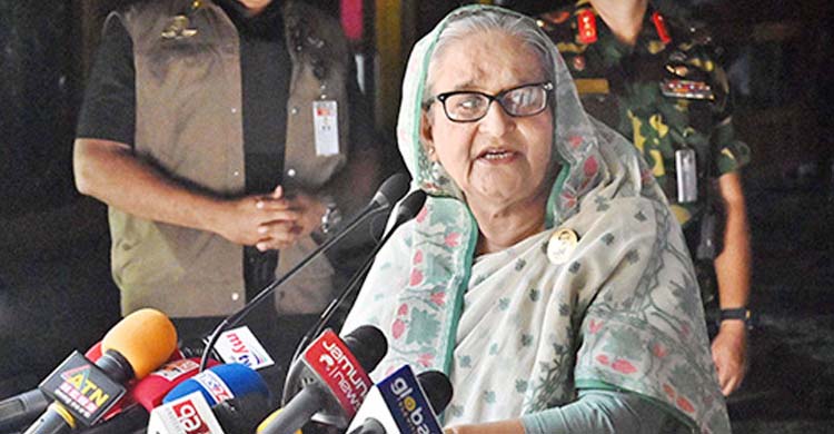 নিজের বক্তব্যই &lsquo;কাল&rsquo; হলো শেখ হাসিনার
