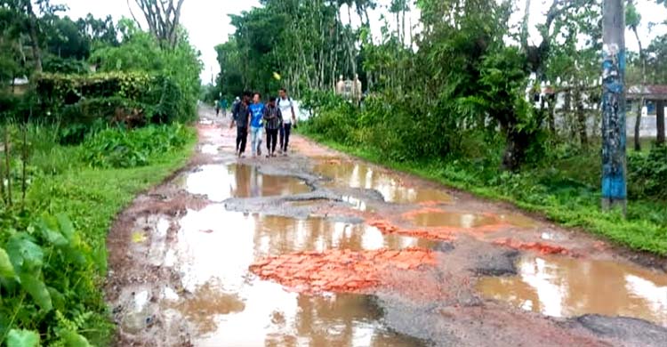 ওসমানীনগরে রাস্তাঘাটের বেহাল দশা