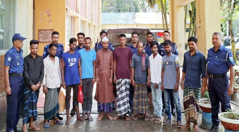 কোম্পানীগঞ্জে বিশেষ অভিযানে পলাতক ৯ আসামি গ্রেফতার