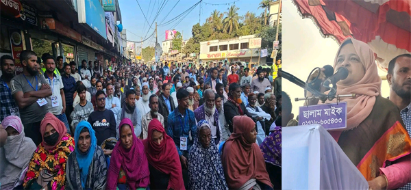 ধানের শীষে ভোট দিলে শুরু হবে উন্নয়ন ও সমৃদ্ধির নতুন অধ্যায় : তাহসিনা রুশদীর লুনা