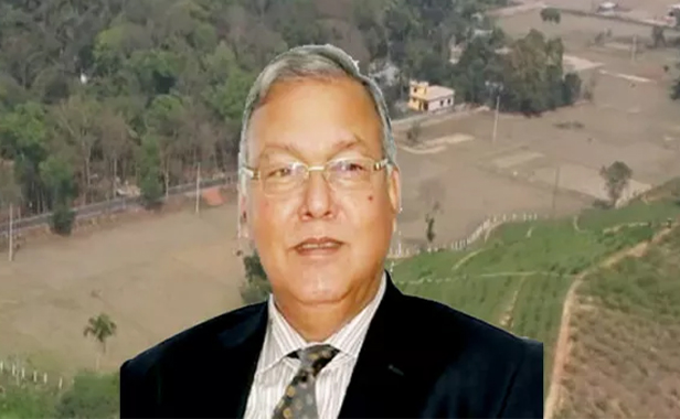 বন বিভাগের জমিতে উপাধক্ষ্য আবদুস শহীদের চা বাগান, বেগম পাড়ায় বাড়ি