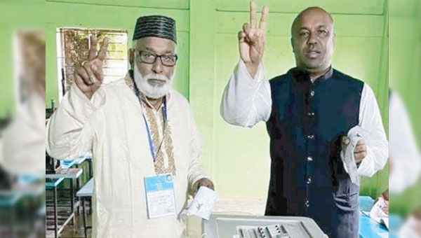 ছাতকে পিতা-পুত্র চেয়ারম্যান