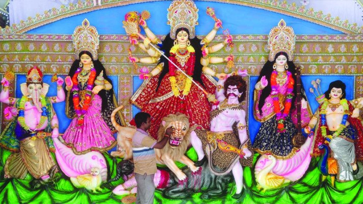 হবিগঞ্জে রেকর্ডসংখ্যক ৬৬১ মণ্ডপে দুর্গোৎসবের প্রস্তুতি