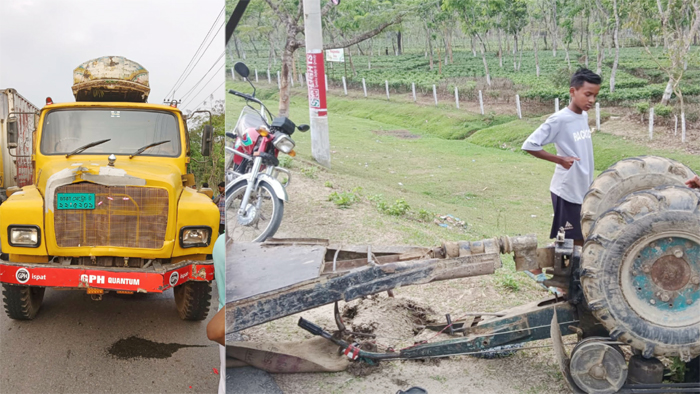 জৈন্তাপুরে ট্রাকের ধাক্কায় চা-বাগান কর্মকর্তার মৃত্যু