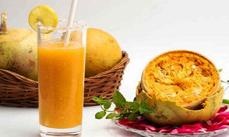 গরমে তৃষ্ণা মেটায় বেলের শরবত