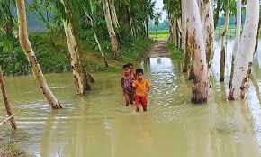 সিলেটে বৃষ্টিতে বেড়েছে নদ-নদীর পানি