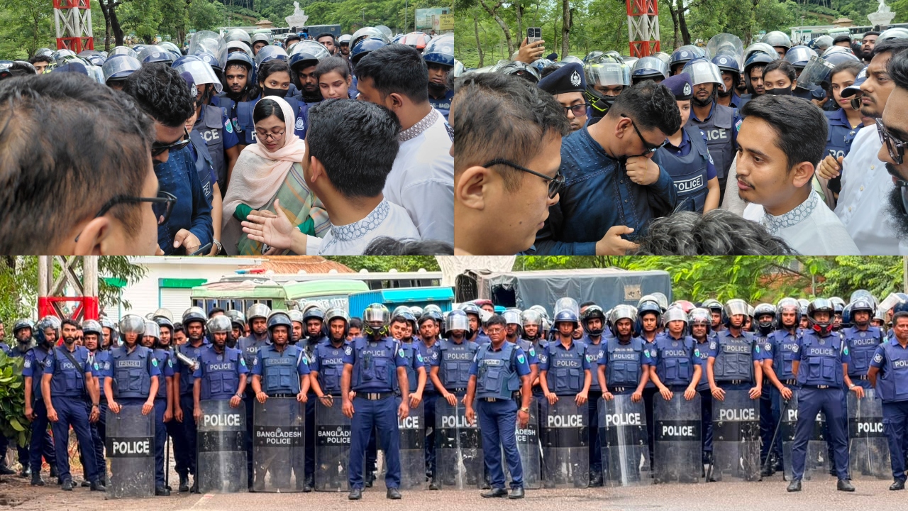 ৪ স্থানে আটকের পর কামাইছড়া পুলিশ ক্যাম্পে অভিযোগ দায়ের এনসিপির