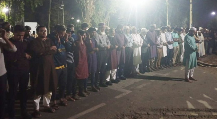 শাবিতে সেই আছিয়ার গায়েবানা জানাযা সম্পন্ন