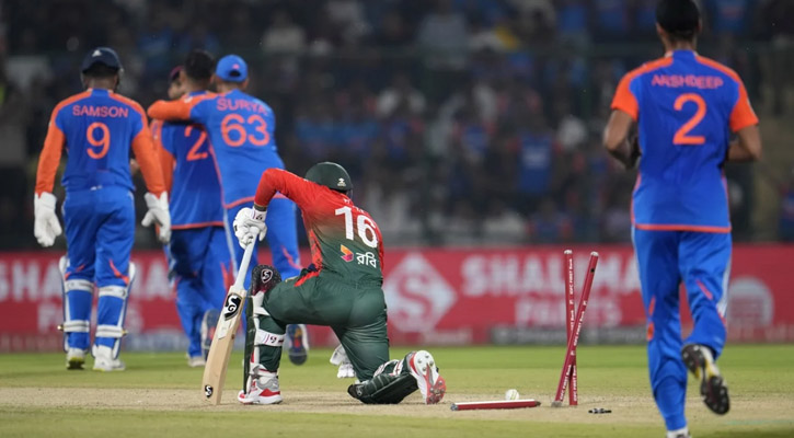 রান পাহাড় তাড়ায় বাংলাদেশের বড় হার