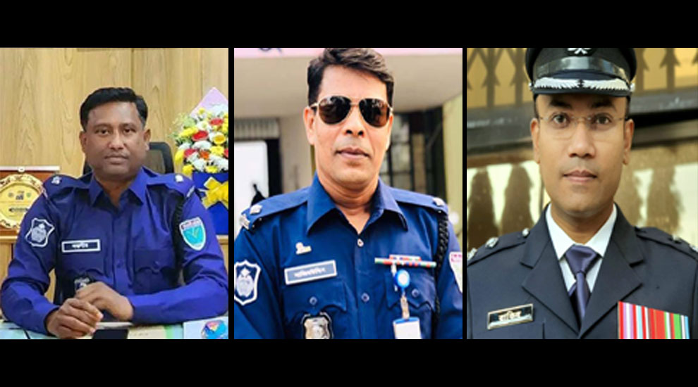 সিলেট রেঞ্জ পুলিশের ৩ থানার ওসি প্রত্যাহার