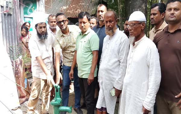 মাধবপুরে অসহায় পরিবারের জন্য ২২৮টি টিউবওয়েল স্থাপন