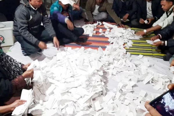 সিলেটের ১০ উপজেলায় ভোট গ্রহন শেষ, গণনা শুরু