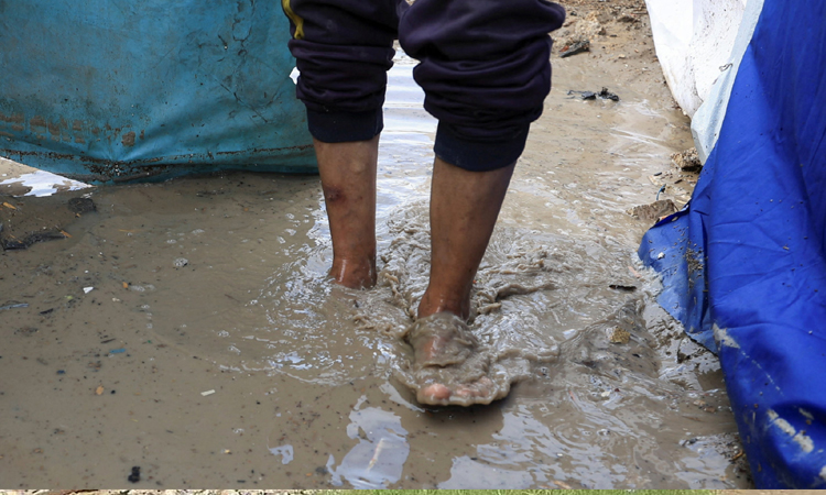 বৃষ্টিতে ডুবল গাজাবাসীর আশ্রয়শিবির