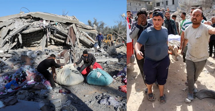 গাজায় হাসপাতাল স্কুল ও &lsquo;সেফ জোনে&rsquo; ইসরায়েলের হামলায় নিহত ৫০