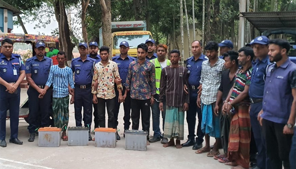 ধর্মপাশায় দুই ইজিবাইক চালক খুনের ঘটনায় গ্রেপ্তার ৭