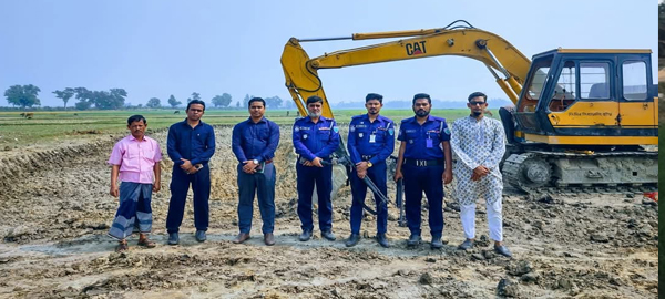 মাধবপুরে অবৈধ মাটি উত্তোলনে অর্ধ লাখ টাকা জরিমানা 