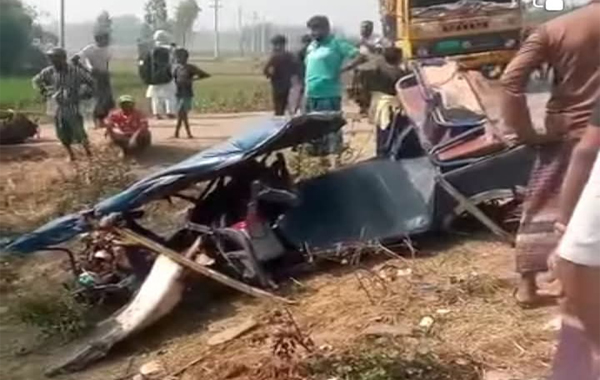বাহুবলে ট্রাকচাপায় তাবলীগ জামাতের নিহত ২