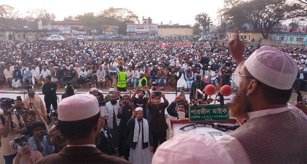 টোকা দিয়ে ফেলে দেবেন, আমরা ওপেন চ্যালেঞ্জ গ্রহণ করতে প্রস্তুত আছি: বালাগঞ্জে মামুনুল হক