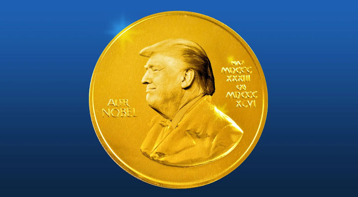 নোবেল শান্তি পুরস্কার জেতার স্বপ্নে বিভোর ট্রাম্প