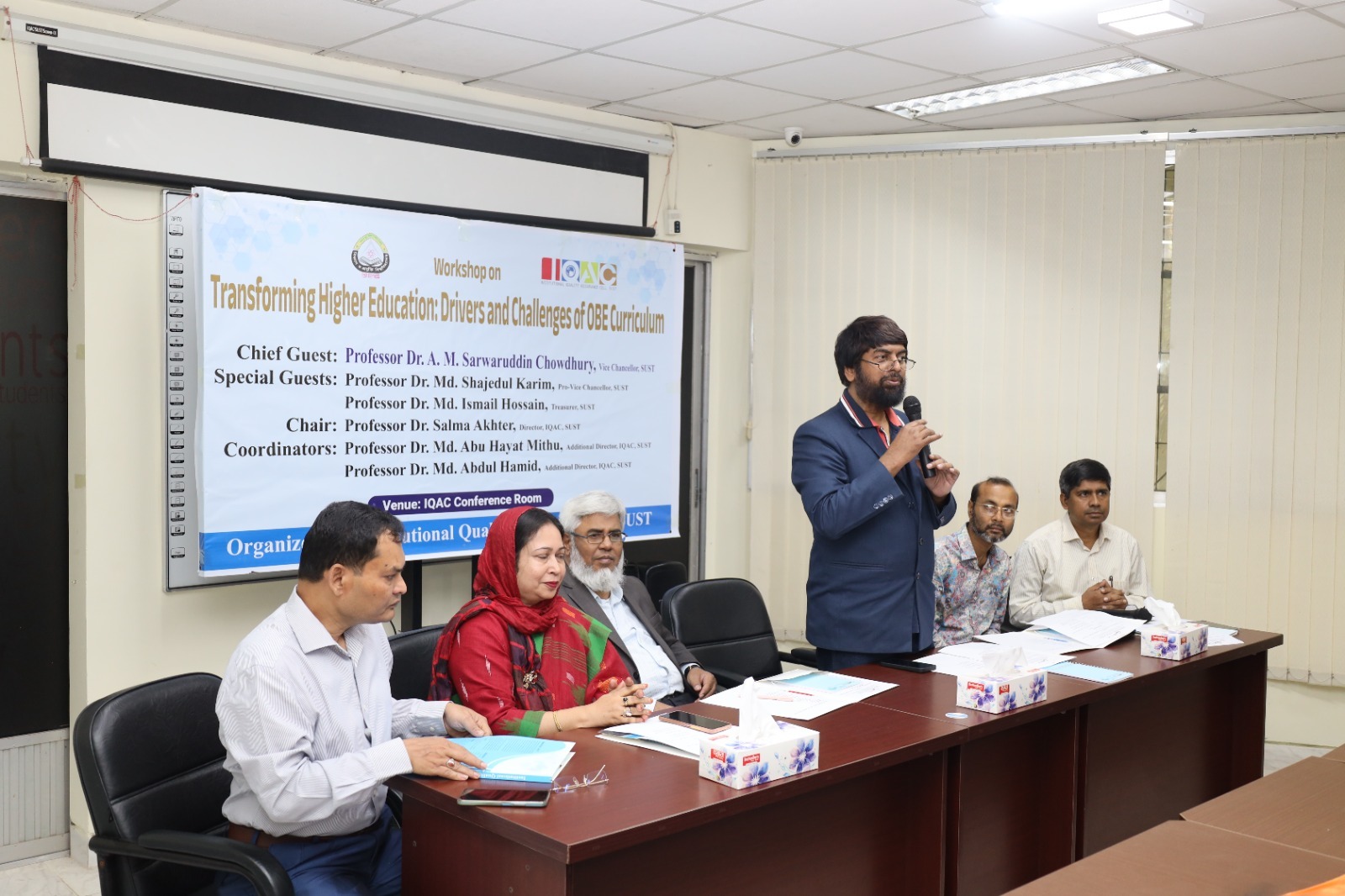 শাবিপ্রবিতে আইকিউএসির উদ্যোগে ওবিই কারিকুলামের উপর কর্মশালা অনুষ্ঠিত