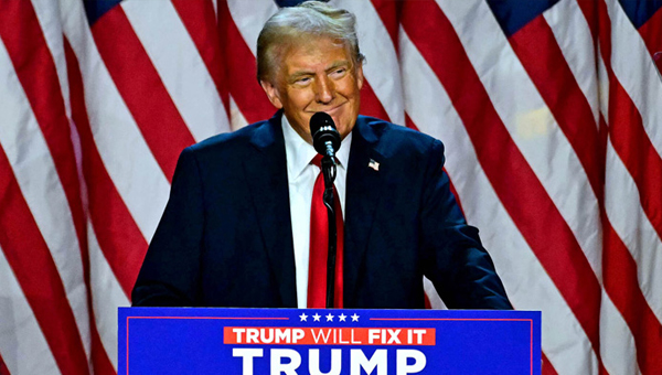 বিজয়ী ভাষণে যা বললেন ট্রাম্প