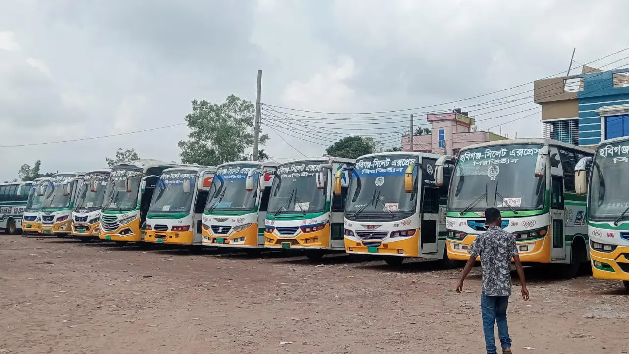হবিগঞ্জের বাস ধর্মঘট প্রত্যাহার, বাস চলাচল স্বাভাবিক