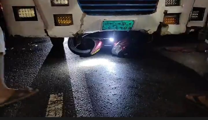 ওসমানীনগরে বাস চাপায় মোটর সাইকেল আরহী নিহত