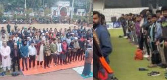 সিলেটে শহীদ মিনার ও স্টেডিয়ামে খালেদা জিয়ার গায়েবানা জানাজা