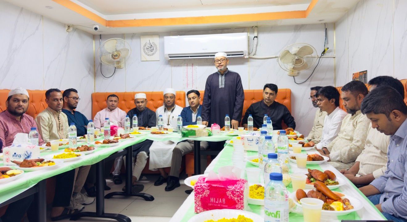 আমিরাতে কর্মরত বাংলাদেশি সাংবাদিকদের সমন্বয়ে ইফতার ও দোয়া মাহফিল
