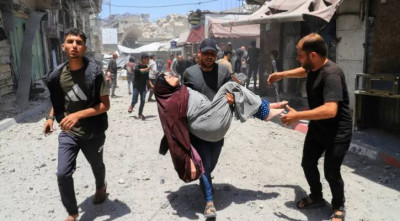 ত্রাণ বিতরণস্থলে ইসরায়েলি হামলায়  নিহত ১৪ 